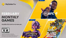 PlayStation Plus February 2022 games.